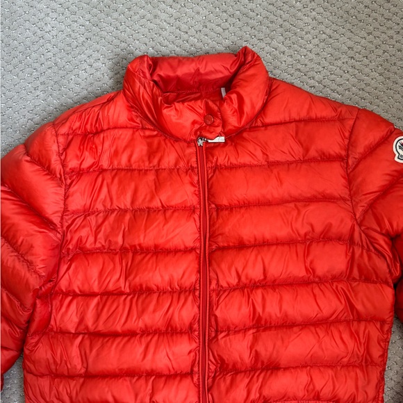 Moncler Lans Short Down Jacket orange size 3 - Picture 13 of 14